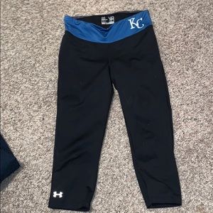 cropped KC Royals leggings